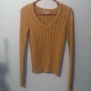 Yellow mustard sweater